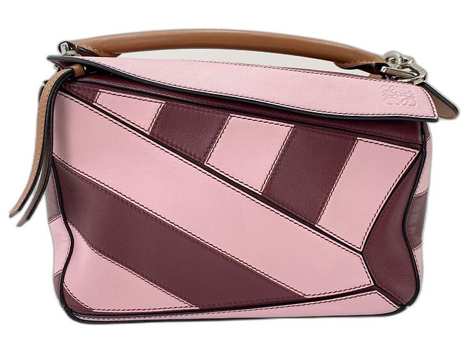 Bolsa Loewe Pink 2-Way Puzzle Small Rosa