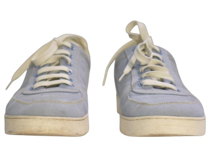 Louis Vuitton Rivoli Sneaker aus blauem Monogramm-Denim