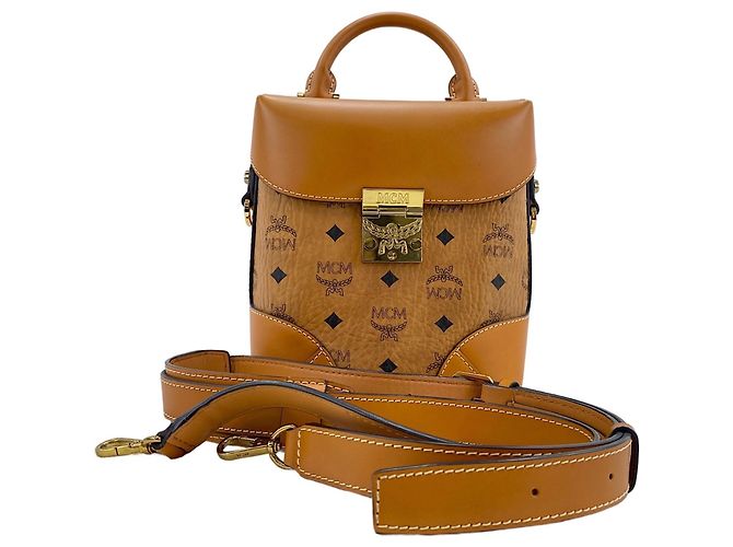 Bolsa de Ombro MCM Laranja