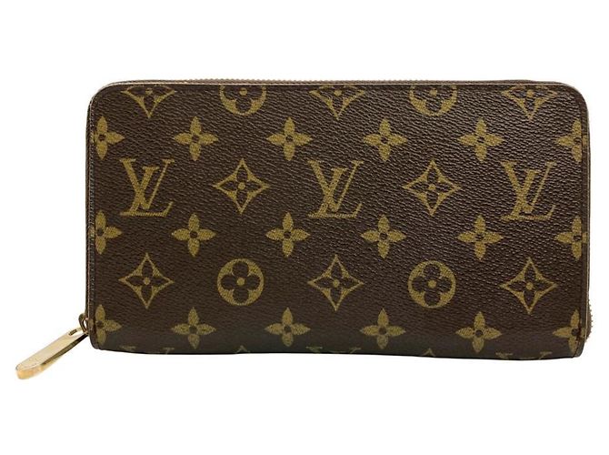 Cartera larga Zippy Organizer Louis Vuitton Castaño