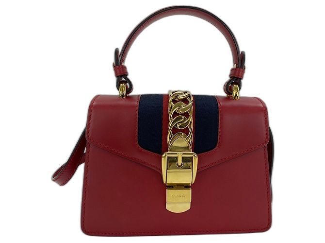 Borsa 2-Way Gucci Sylvie Rosso
