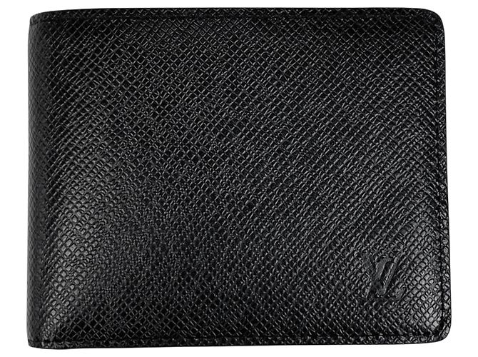 Louis Vuitton Portefeuille Slender Bi-fold Wallet Black