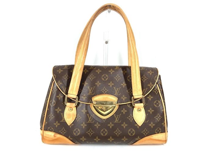 Sac cabas Louis Vuitton Monogram Beverly GM Marron