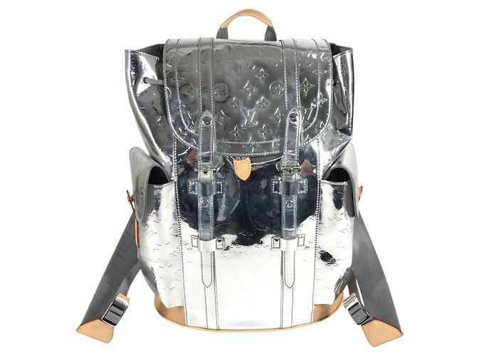Louis Vuitton Monogram Mirror Backpack PM Silvery