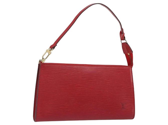 Louis Vuitton Pochette Accessoires Epi Medium Rot
