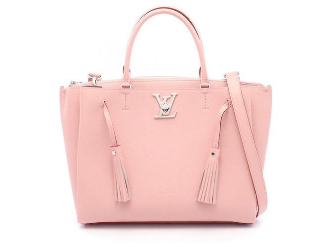 Louis Vuitton Lockmeet 2-Way Handbag Pink