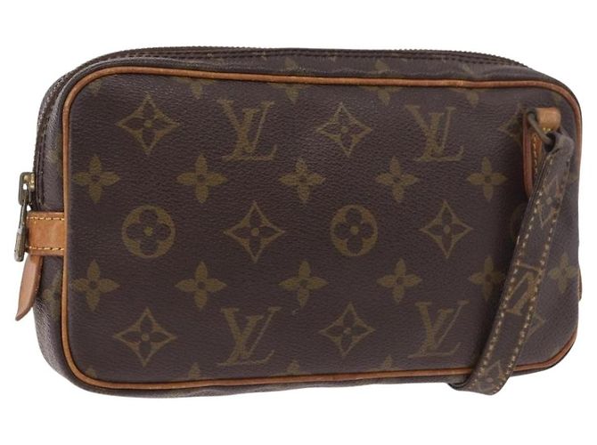 Louis Vuitton Pochette Marly Bandouliere Monogram Canvas medium Brown