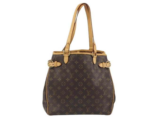 Louis Vuitton Batignolles Monogram Canvas Vertical Marrone