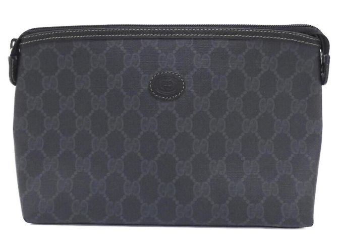 Gucci 156 01 045 Handtasche Pouch Schwarz