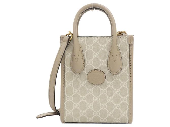 Gucci 671623 UULBT Bolsa Branco Bege