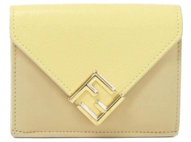 Fendi FF Diamond Ledergeldbörse