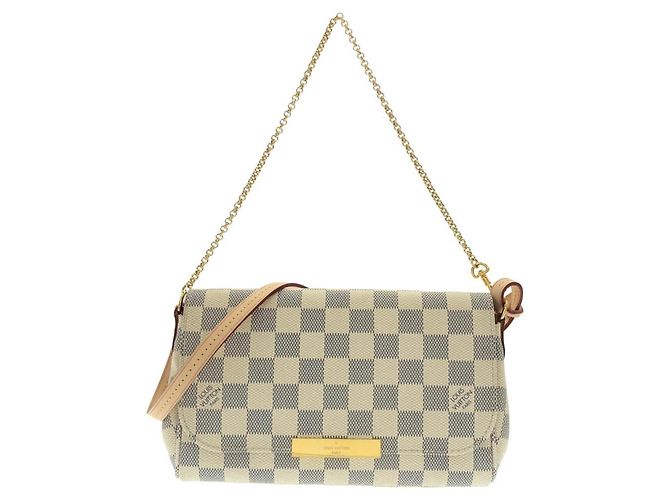 Borsa a Spalla Louis Vuitton Damier Azur Favorite PM Blu