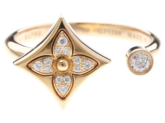 Louis Vuitton Star Blossom Ring in Roségold Golden