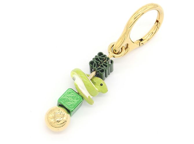 Chaveiro Loewe Dourado Verde