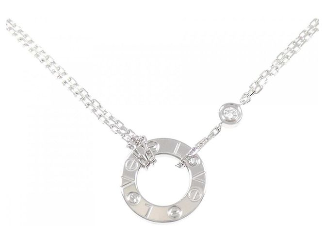 Collar Love en oro blanco de 18K Cartier