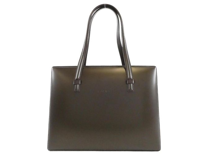 Borsa a mano in pelle marrone Loewe