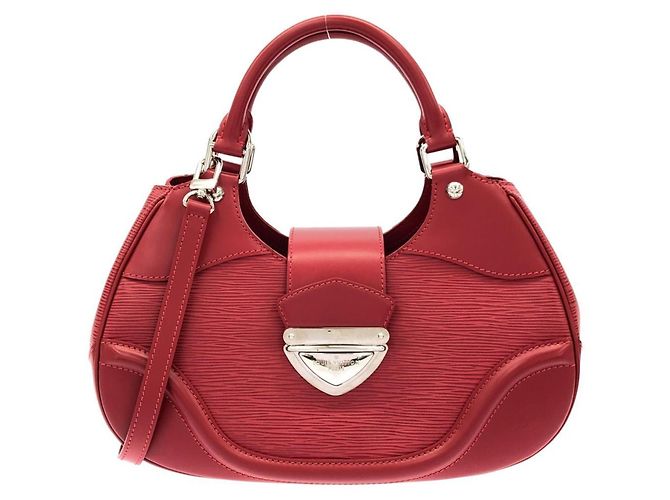 Sac à main Louis Vuitton Epi Sac Montaigne Rouge