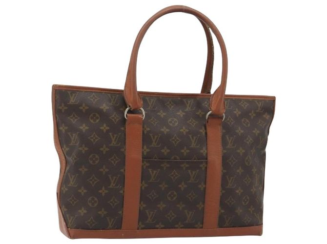 LOUIS VUITTON Monogram Sac Weekend PM Hand Bag M42425 LV Auth 190221 Monograma