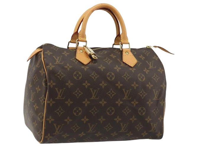 LOUIS VUITTON Bolsa Monogram Speedy 30 M41526 LV Auth 189105SV