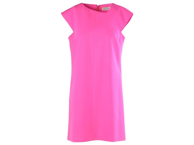 Saint Laurent Cady Shift Kleid in Fuchsia Fuschia