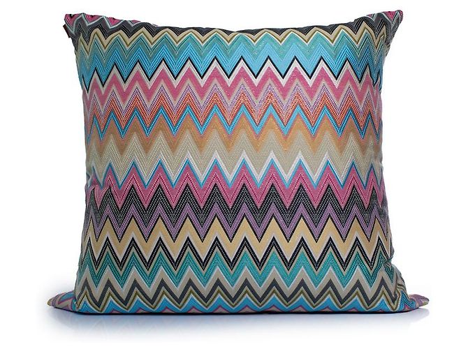 Missoni, cuscino Vince zig zag Multicolore
