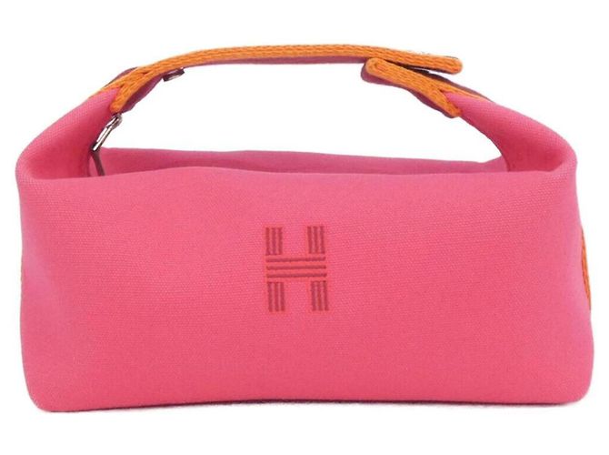 Hermès Pochette sac à main Hermes Bride à Black PM Rose