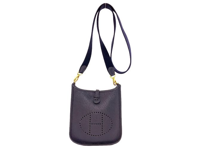 Hermès Borsa a tracolla Hermes Evelyne TPM Blu navy