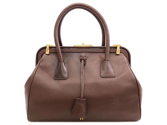 Borsa Doctor Prada B11246 Marrone