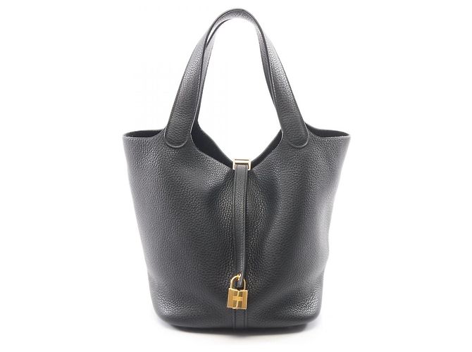 Hermès Sac à main Hermes Picotin Lock MM Noir