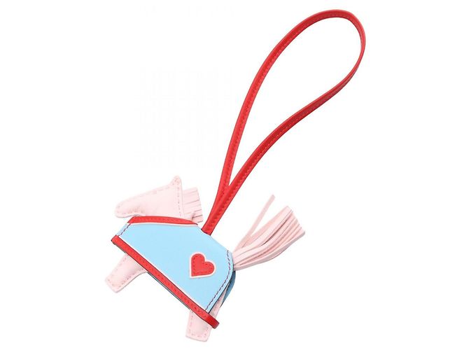 Hermès Hermes Rodeo PM Charm Accessory Pink Red Blue Light blue 