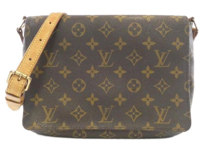 Borsa a tracolla Louis Vuitton Monogram Musette Tango Marrone