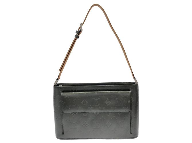 Borsa a tracolla Louis Vuitton Monogram Matte Alston M55122 Nero