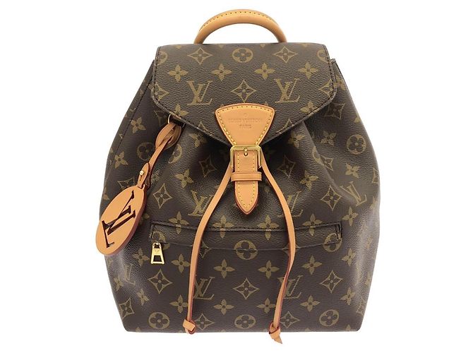 Louis Vuitton Monogram Montsouris PM Backpack Brown