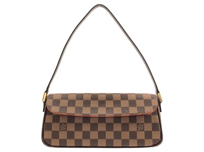 Bolsa de Ombro Louis Vuitton Damier Recoleta N51299 Damier ebene