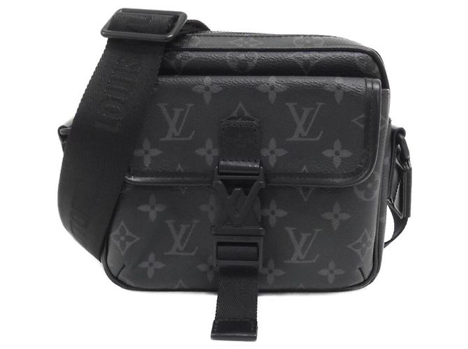 Sac Messenger Louis Vuitton Monogram Eclipse Getaway Noir