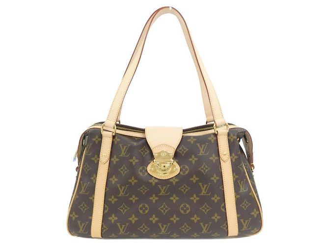 Bolso de Hombro Louis Vuitton Monogram Streza PM Castaño