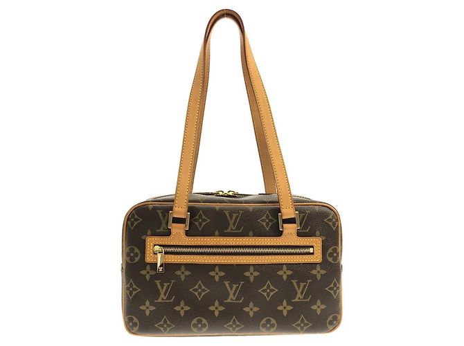Bolsa de Ombro Louis Vuitton Monogram Cite MM Marrom