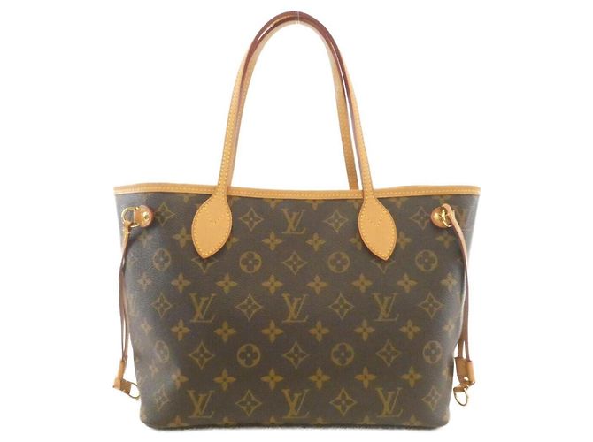 Louis Vuitton Monogram Neverfull PM Handbag Brown