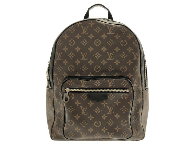 Mochila Louis Vuitton Monogram Macassar Josh M41530 Marrom