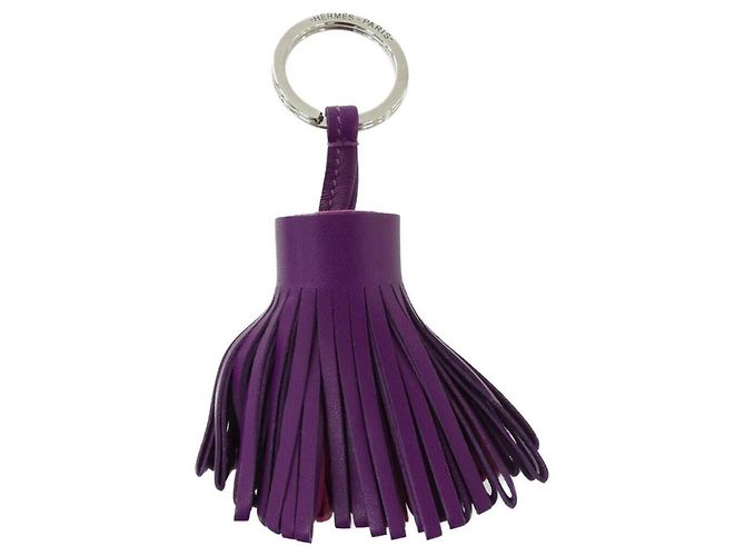 Hermès Hermes Carmen Bicolor Keyring Purple
