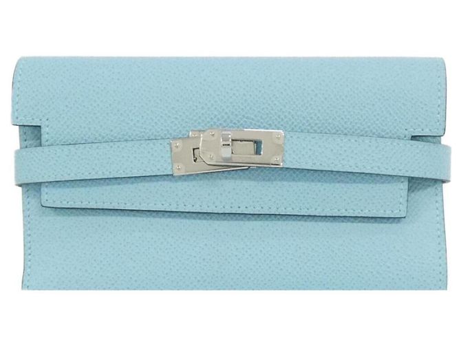 Hermès Hermes Kelly Depriant Medium Wallet Blue