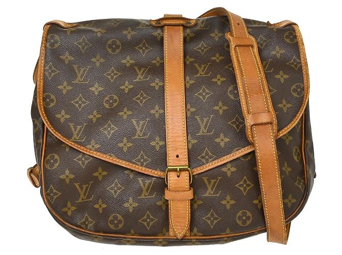Louis Vuitton Saumur Monogram Canvas Marron