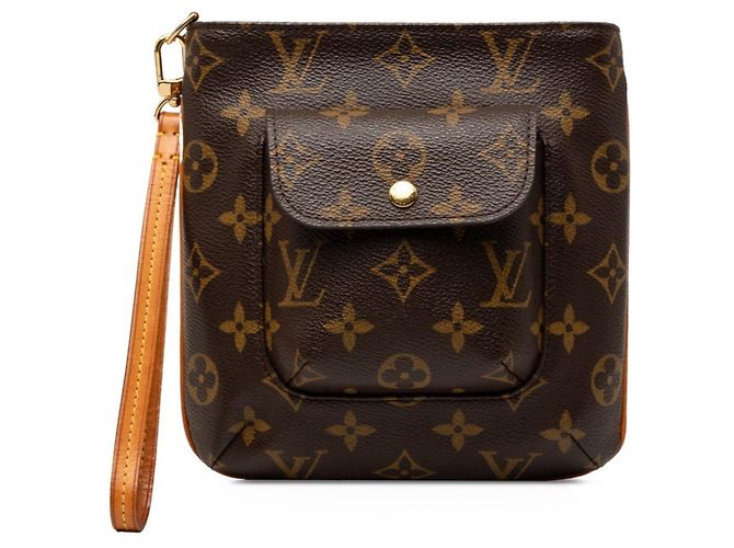 Pochette Accessorio Partition Monogram Louis Vuitton Marrone