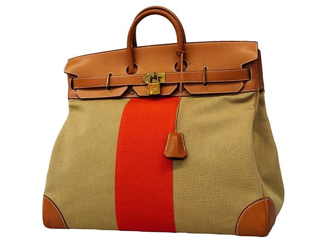 Hermès Borsa Hermes Haut à Courroies 50 Rosso
