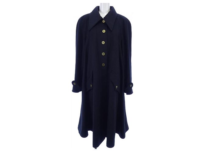 Timeless Chanel 100% Cashmere Coat Black