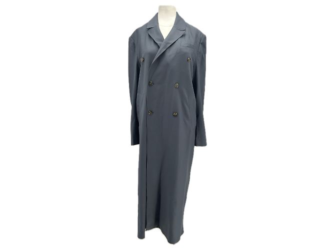 Autre Marque LOULOU STUDIO Long Grey Wool Blazer