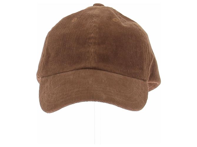 SéZane Gorra acanalada marrón Castaño