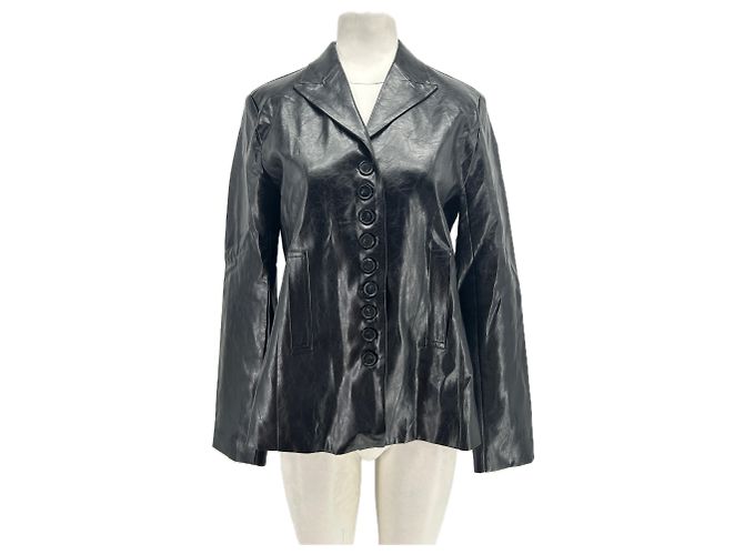 Autre Marque Black jacket polyester XS