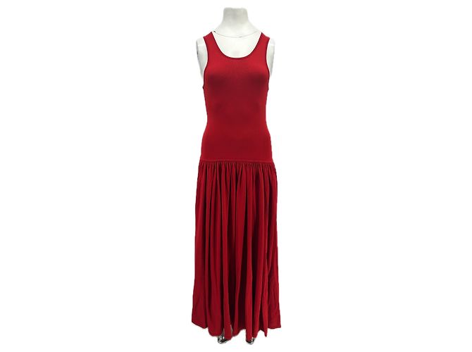 Autre Marque LOULOU DE SAISON Red Viscose Dress