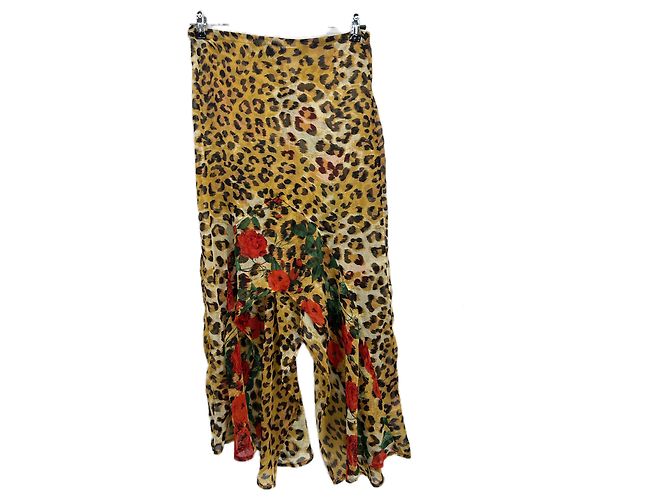 Asos Gonna con stampa leopardata Marrone
